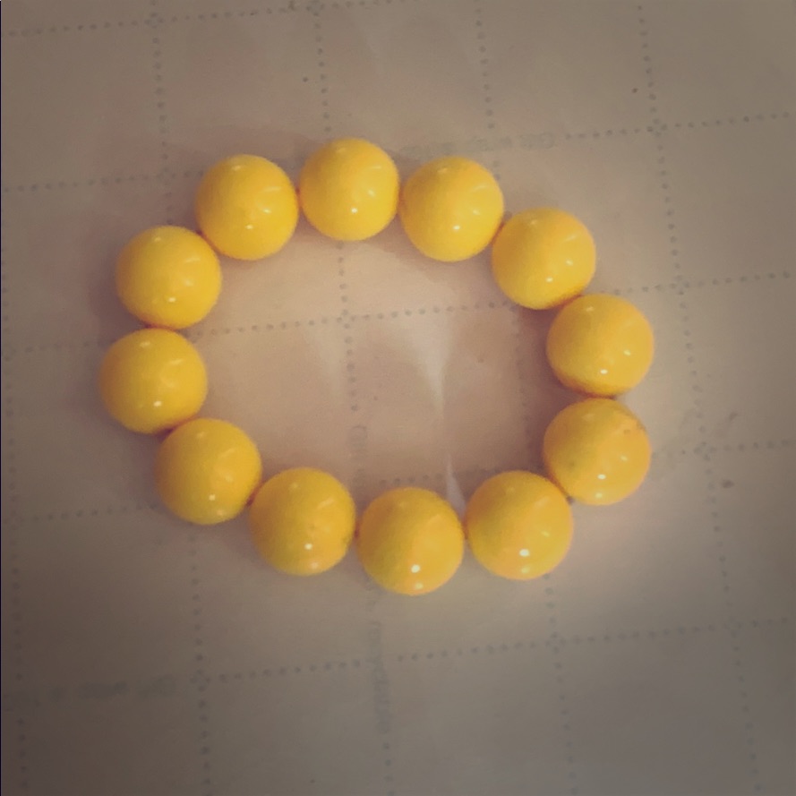 Yellow String Bracelet